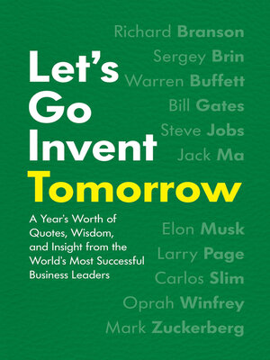 cover image of Let's Go Invent Tomorrow